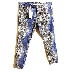 Snake Skin pattern jeans